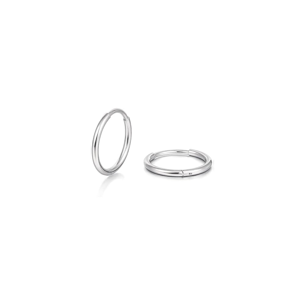 Limerencia Titanium Hoop Earrings for Women Men, Minimalist Small Hoops
