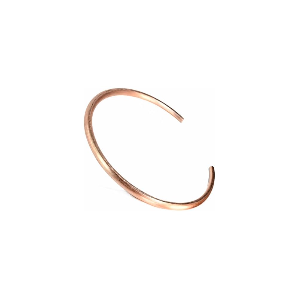 Hand Forged 100% Copper Bracelet ~ Made with Solid and Heavy Gauge Pure Copper ~ Adjustable for Men or Women