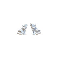 Origami Wolf Earrings in Sterling Silver - Jamber Jewels