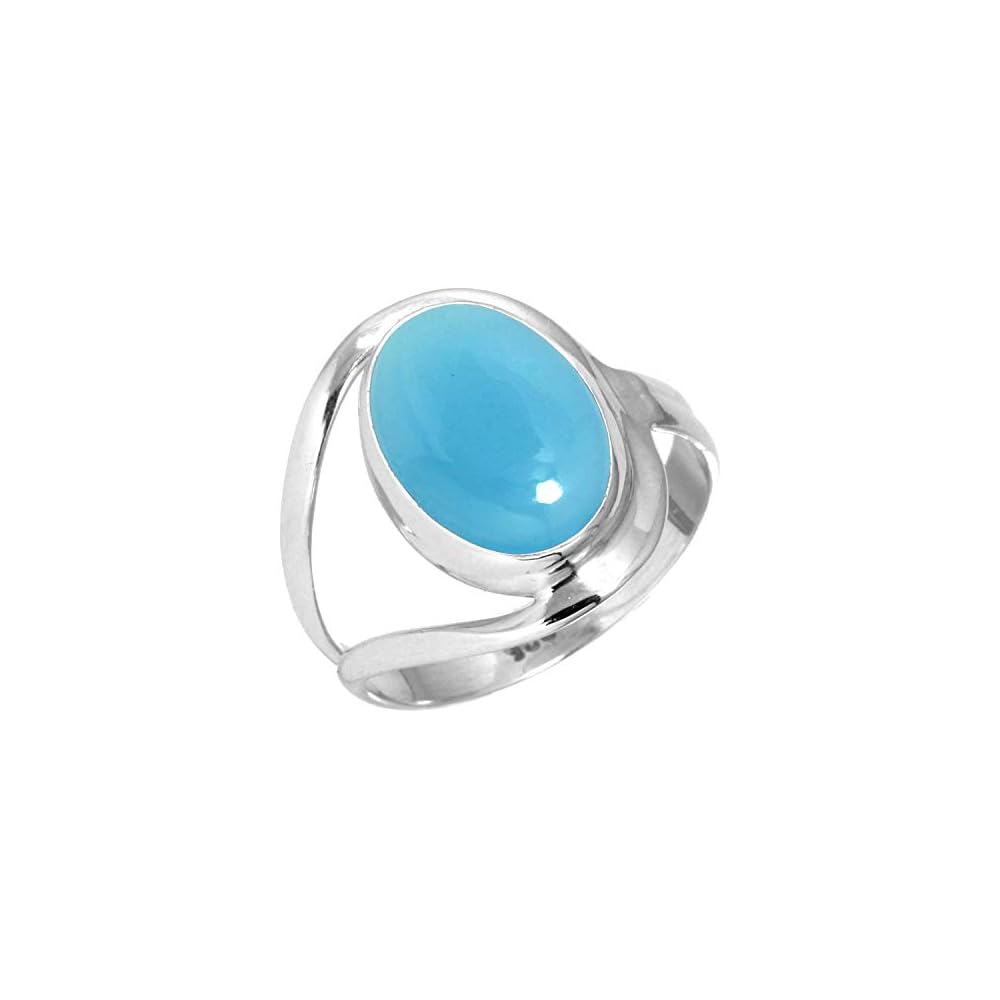 JEWELOPORIUM Natural Gemstone Ring For Women Pearl, Tiger Eye, Lapis, Crystal Oval Boho Genuine 925 Sterling Silver Handmade Jewelry