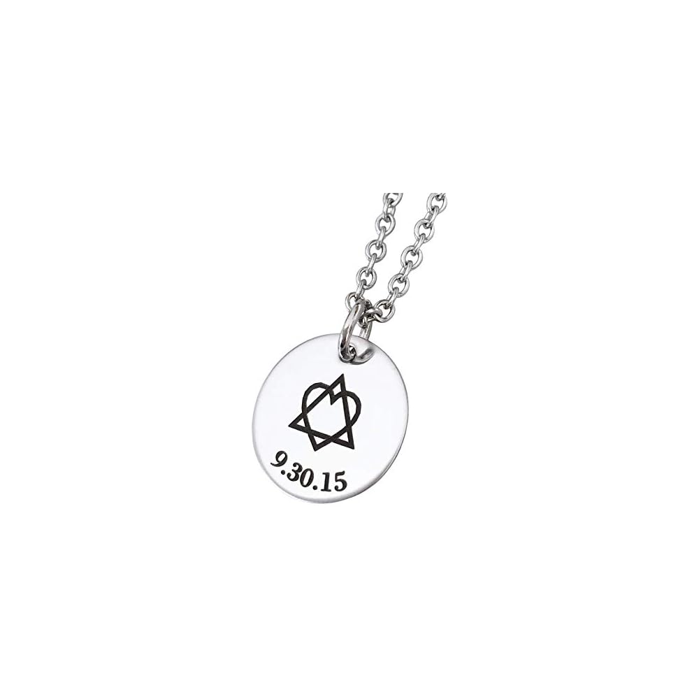 Adoption Charm Necklace Personalized with Gotcha Date