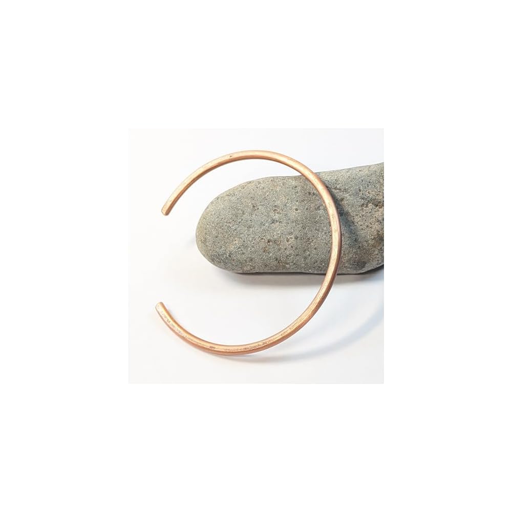 Hand Forged 100% Copper Bracelet ~ Made with Solid and Heavy Gauge Pure Copper ~ Adjustable for Men or Women
