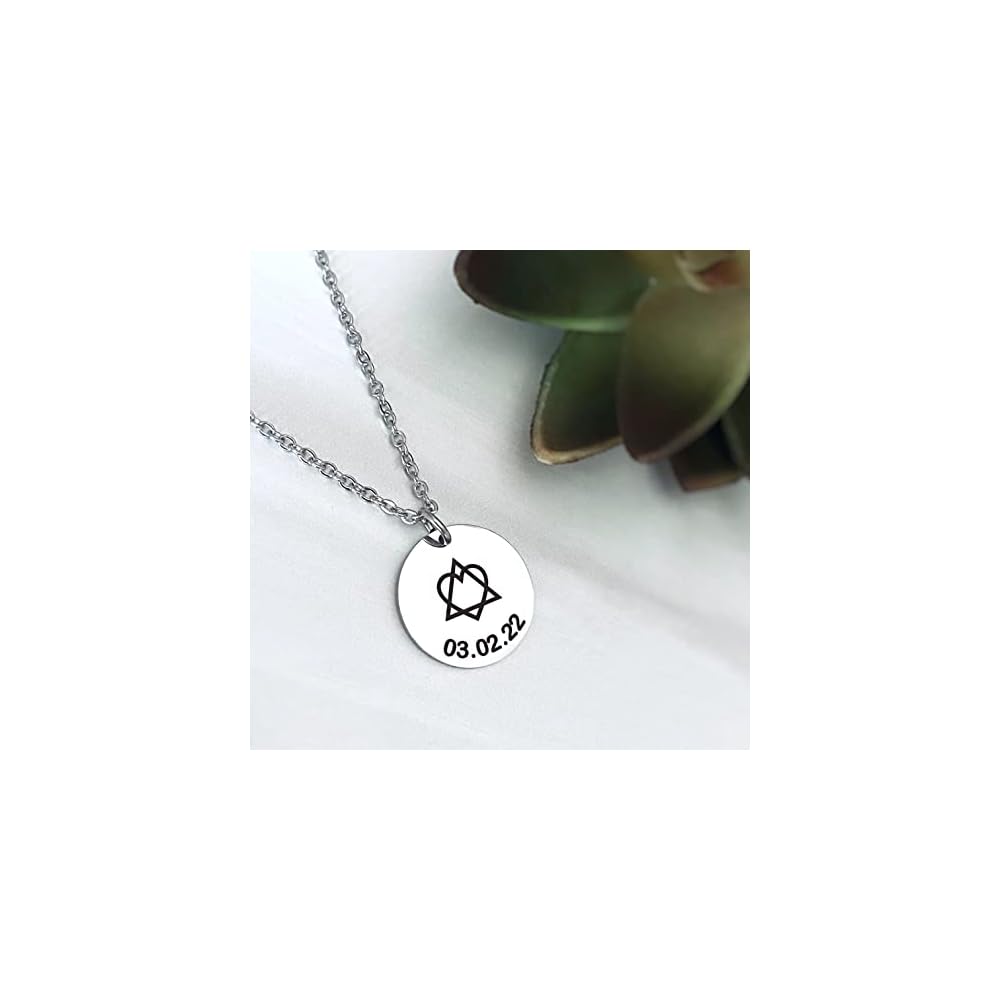 Adoption Charm Necklace Personalized with Gotcha Date