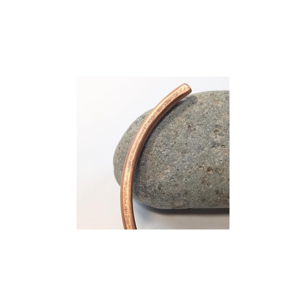 Hand Forged 100% Copper Bracelet ~ Made with Solid and Heavy Gauge Pure Copper ~ Adjustable for Men or Women