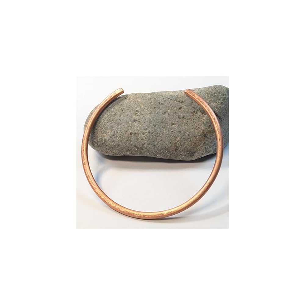 Hand Forged 100% Copper Bracelet ~ Made with Solid and Heavy Gauge Pure Copper ~ Adjustable for Men or Women