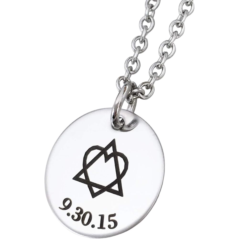 Adoption Charm Necklace Personalized with Gotcha Date