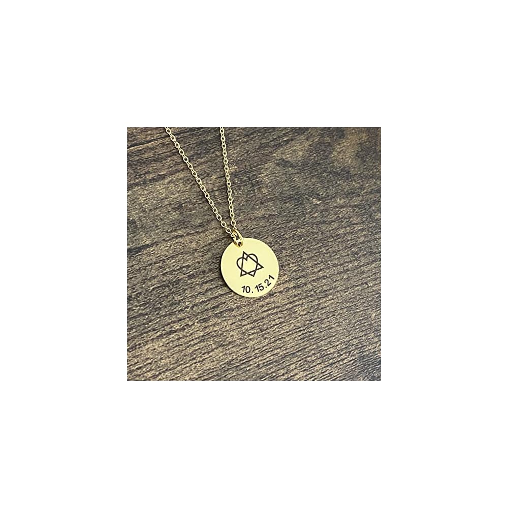 Adoption Charm Necklace Personalized with Gotcha Date