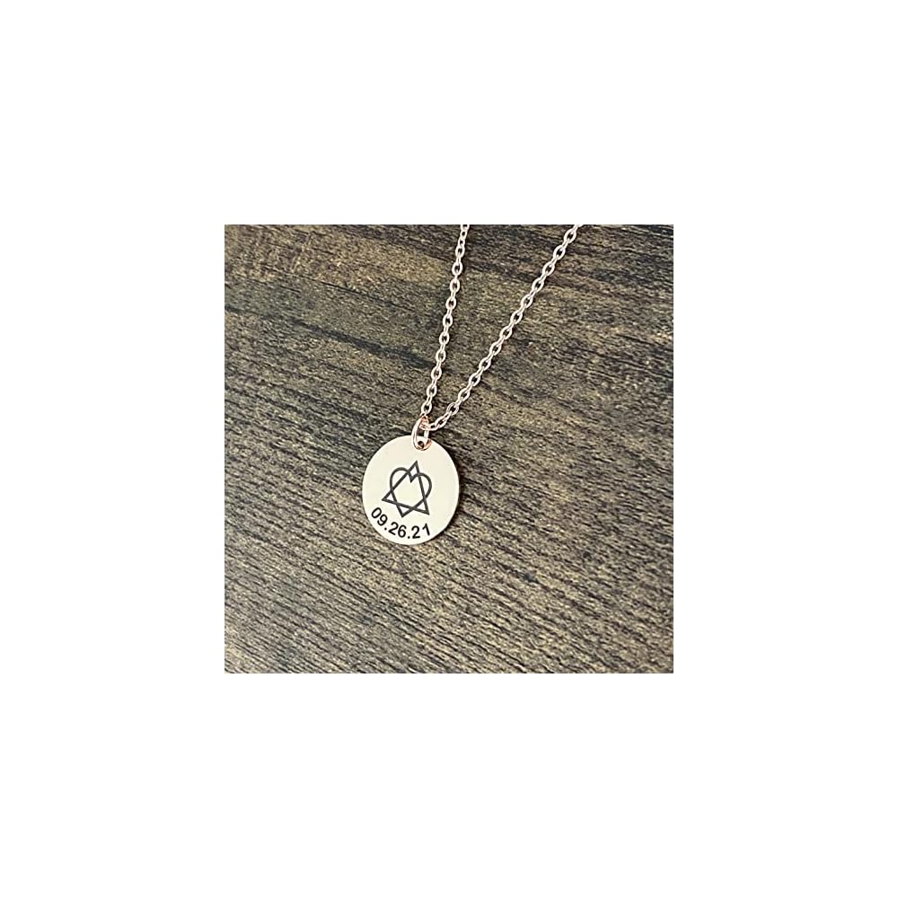 Adoption Charm Necklace Personalized with Gotcha Date